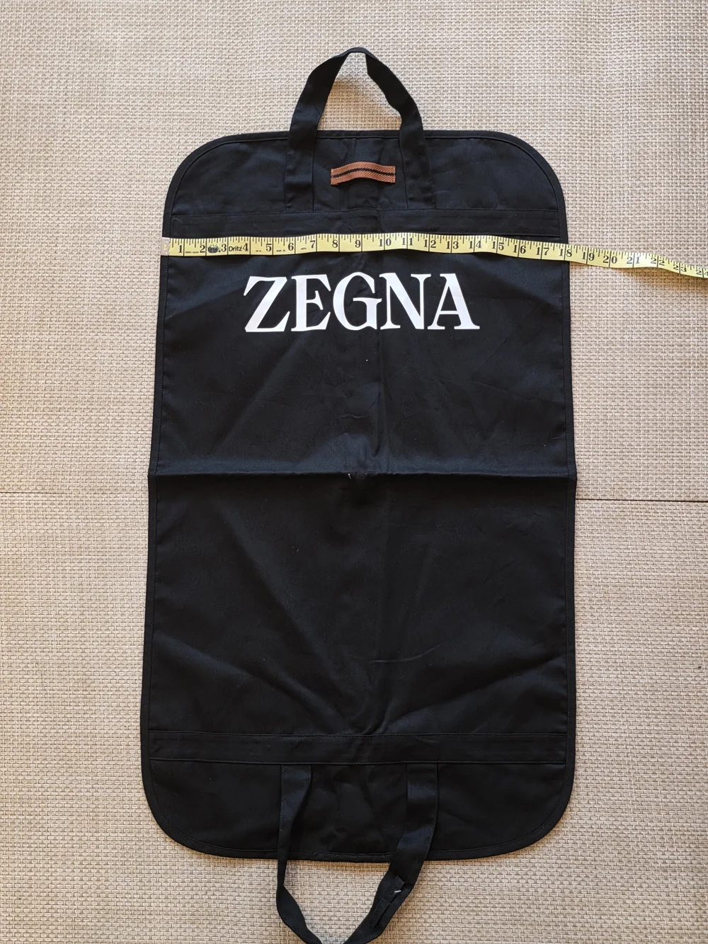 Ermenegildo Zegna Black Garment Bag Suit Travel Carrier Medium